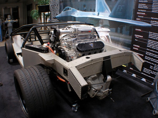 Vector WX-8 Chassis and engine in development