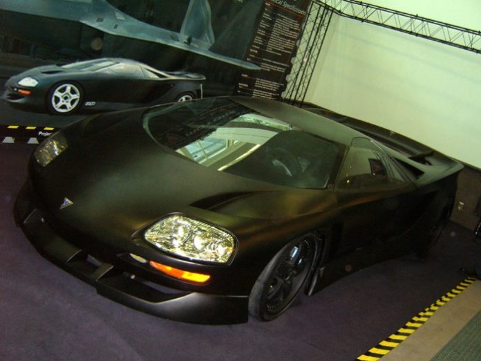 Vector WX8 prototype on display at the 2008 Los Angeles Auto Show