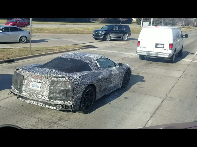 New Video of the Mid-Engine Chevrolet Corvette C8 Spotted on the Street