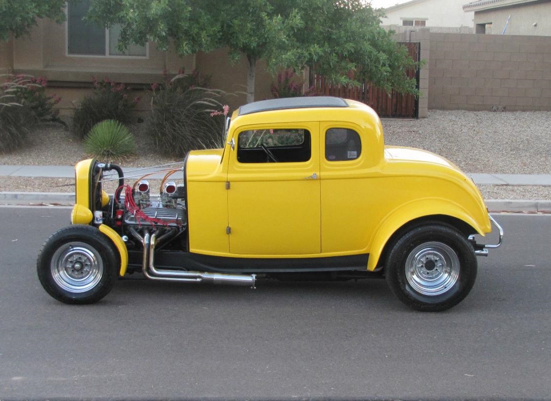 Yellow ’32 Ford Coupe From American Graffiti