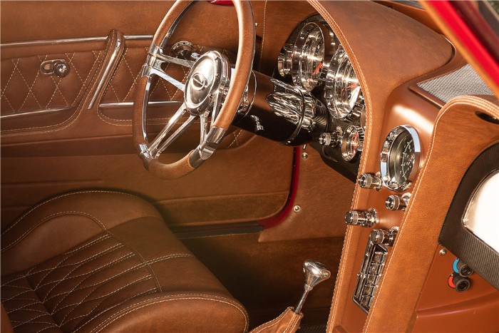 1963 Chevrolet Corvette Split-window Custom Coupe - interior view