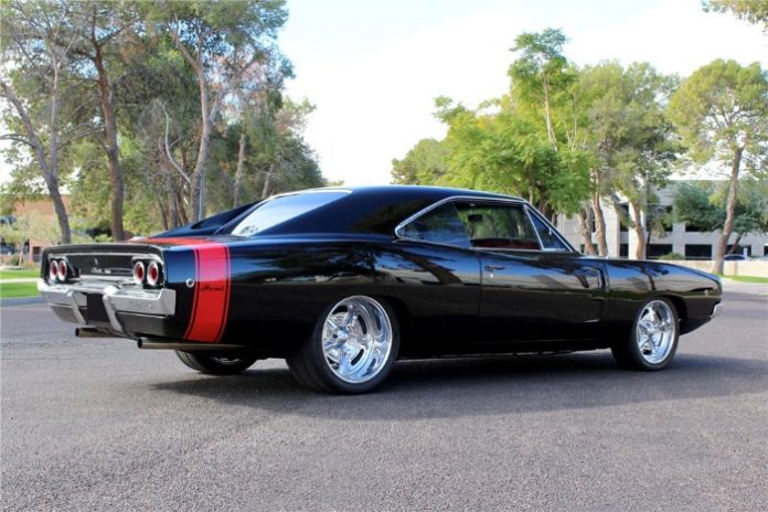 Larry Fitzgerald's 1968 Dodge Charger Custom Coupe - Rear view