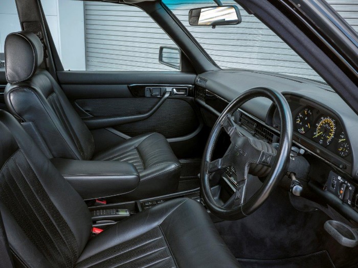 George Harrison's 1984 Mercedes W126 500 SEL AMG - interior