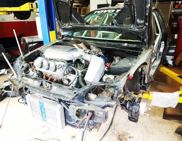 1993 Custom Honda Civic - Beastie Hatch - engine