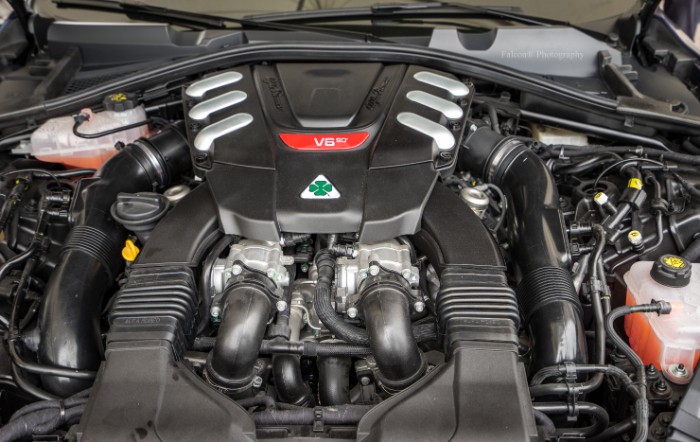 2.9-liter, twin turbo V6 - Quadrifoglio engine