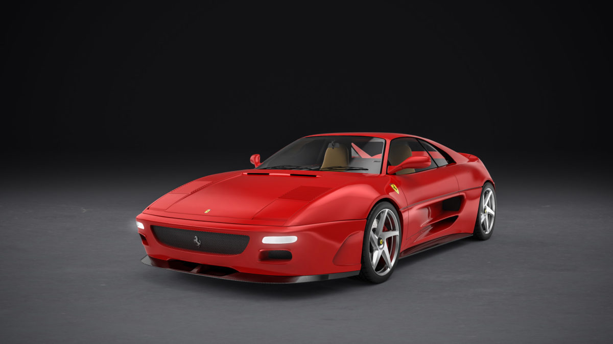 Custom Ferrari 348 - front side view