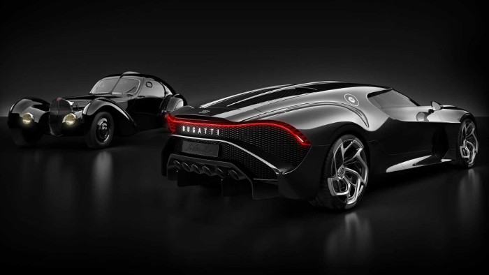 Bugatti La Voiture Noire - old and new render