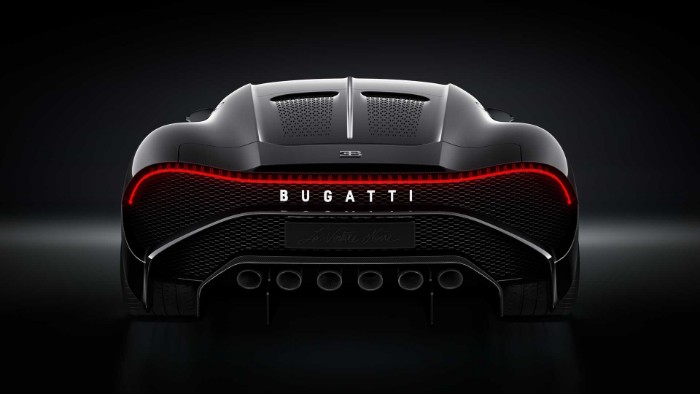 Bugatti La Voiture Noire - rear view render