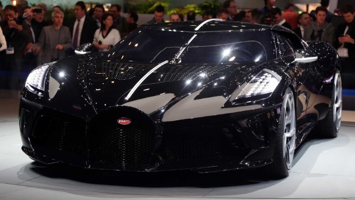 Bugatti La Voiture Noire - front view