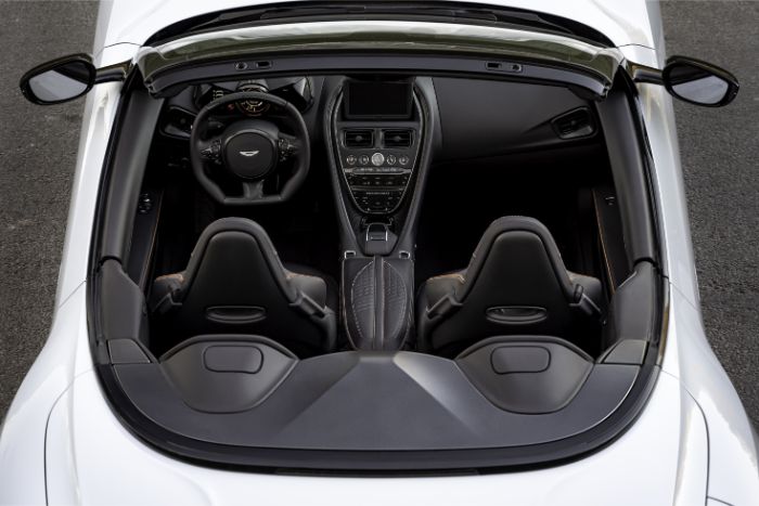 2020 Aston Martin DBS Superleggera Volante - top view