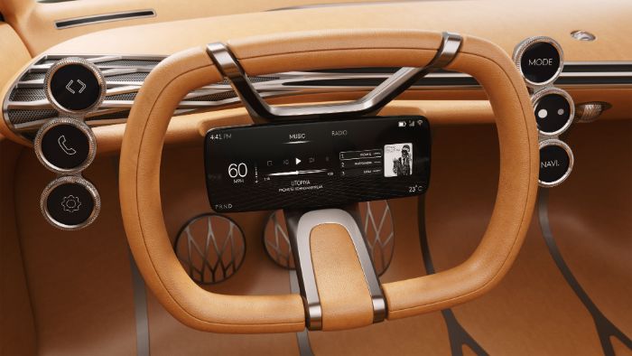 Genesis Mint Concept - steering wheel