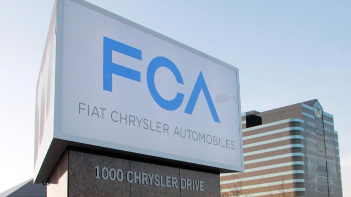 FCA Headquarters sign