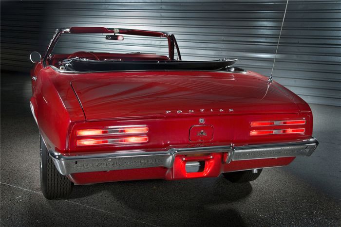 1967 Pontiac Firebird VIN 001 - rear view