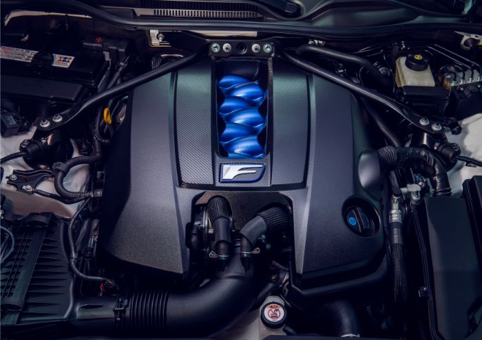 2020 Lexus RC F Track Edition - engine bay