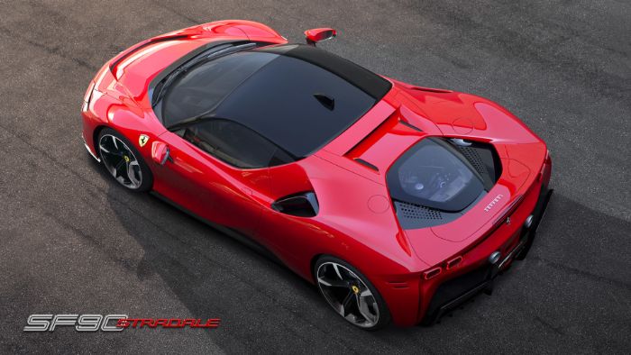 Ferrari SF 90 Stradale - top view