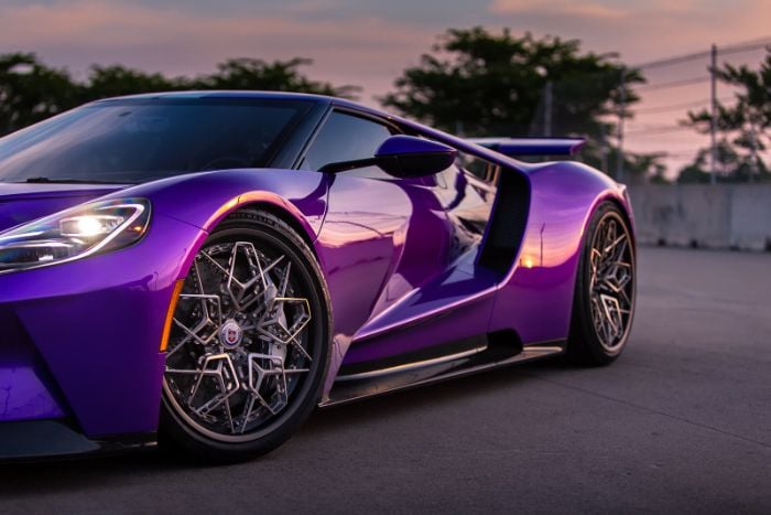 2019 Ford GT with HRE3D+ wheels - side view