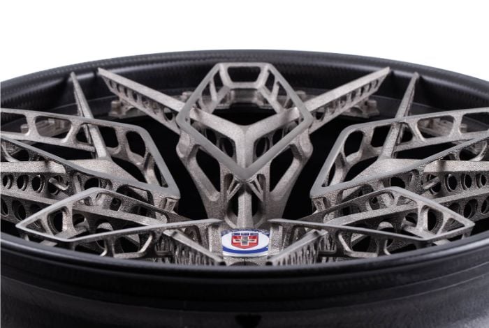 HRE3D+ - 3D printed titanium wheel