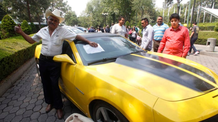 Chevrolet Camaro on auction in Mexico