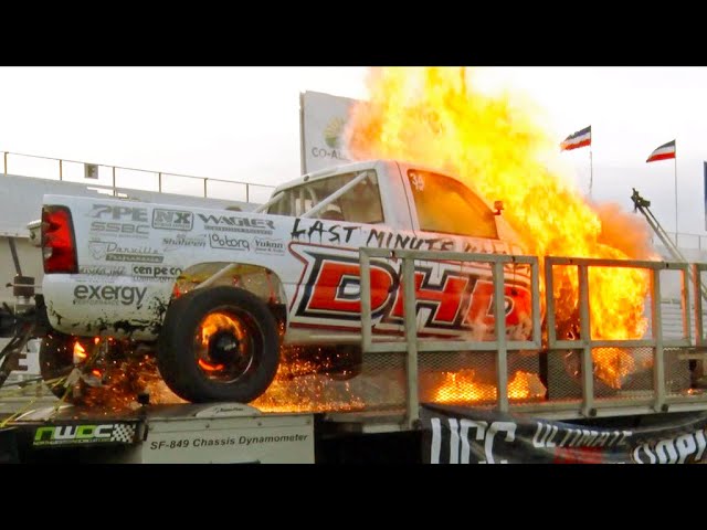 Video: High-Powered Diesel Engine Runaway Bursts into Flames on the Dyno