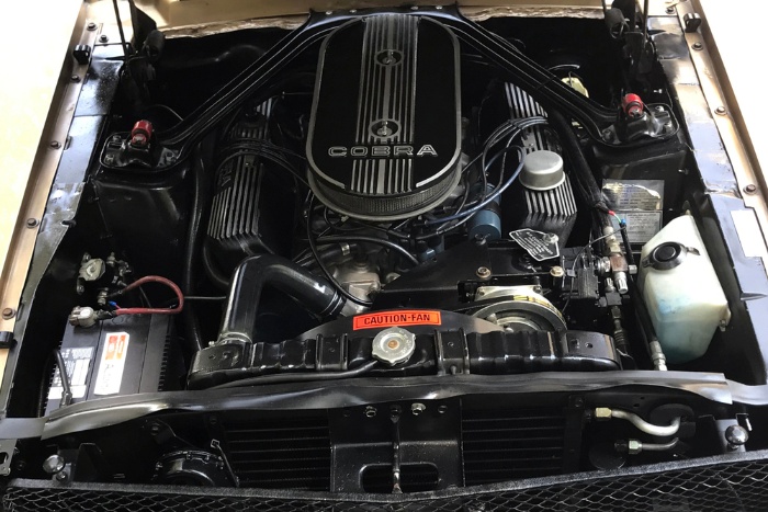 1968 Sunlit Gold Shelby Cobra GT500 - engine