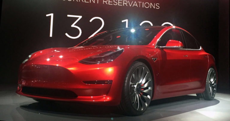 Tesla Model 3 outperforms a BMW M3