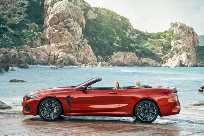 2020 BMW M8 Convertible - side view