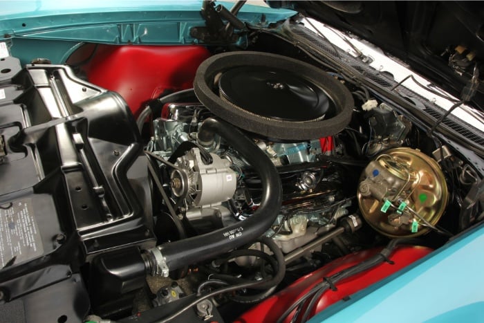 1968 Pontiac Ram Air GTO - engine bay