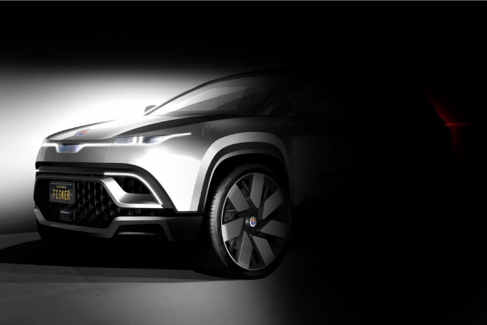 Unnamed all-electric SUV - front corner view