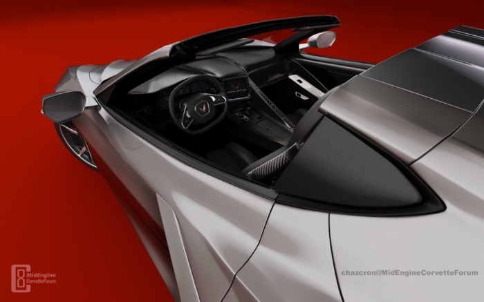 2020 C8 Corvette Render - interior