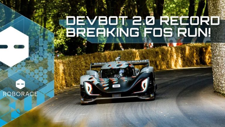 Roborace Back at Goodwood Festival of Speed with the DevBot 2.0 [UPDATED]