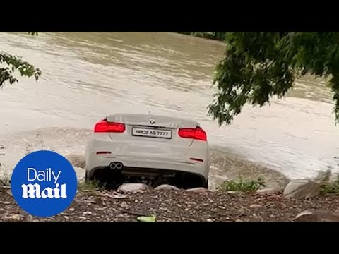Ungrateful Son Pushes His New BMW into a River – He Wanted a Jaguar Instead